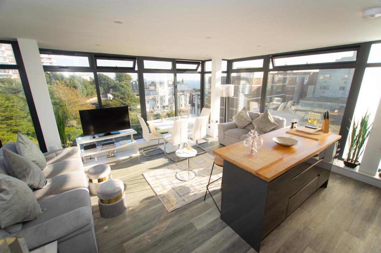 * Panoramic Penthouse With Sea & City Views Μπόρνμουθ Εξωτερικό φωτογραφία