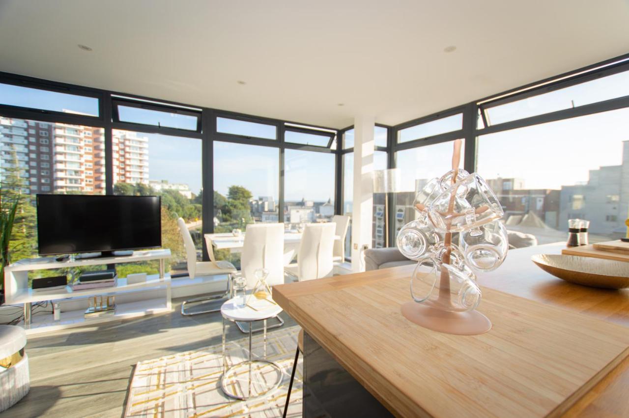* Panoramic Penthouse With Sea & City Views Μπόρνμουθ Εξωτερικό φωτογραφία