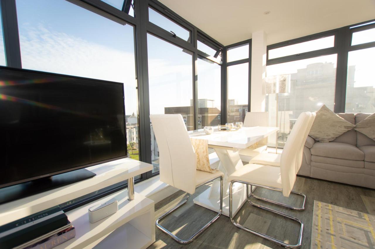 * Panoramic Penthouse With Sea & City Views Μπόρνμουθ Εξωτερικό φωτογραφία